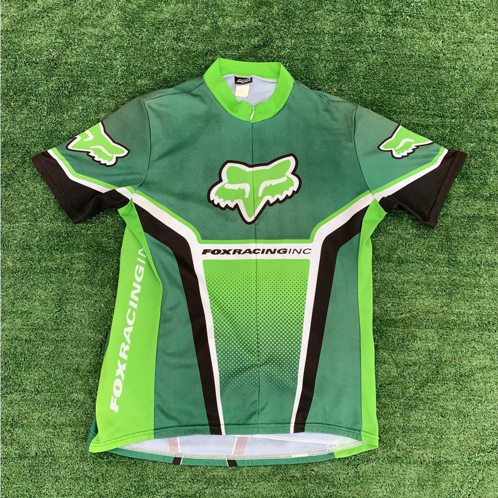 🔥vintage Fox racing mountain bike cycling jersey size large